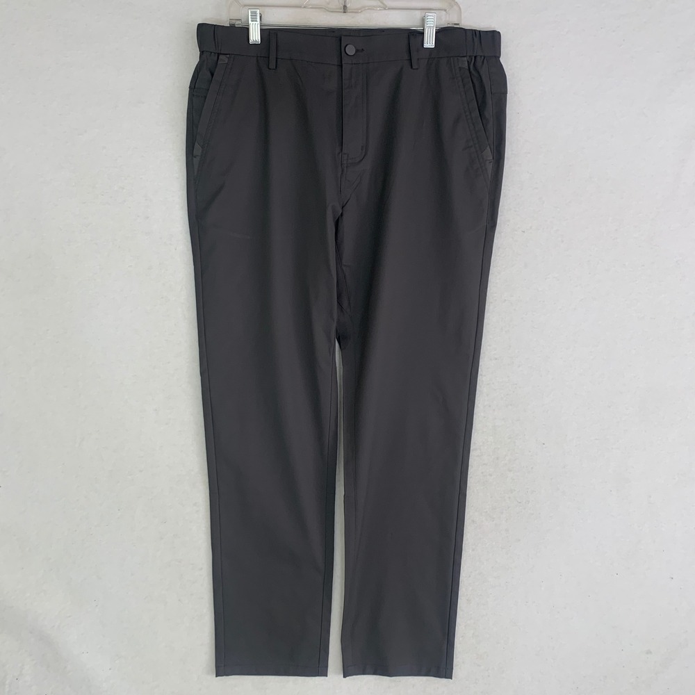 Jack Archer Jetsetter Tech Pants Mens‎ 35x28 Oak Khaki Slim Fit Travel Chino